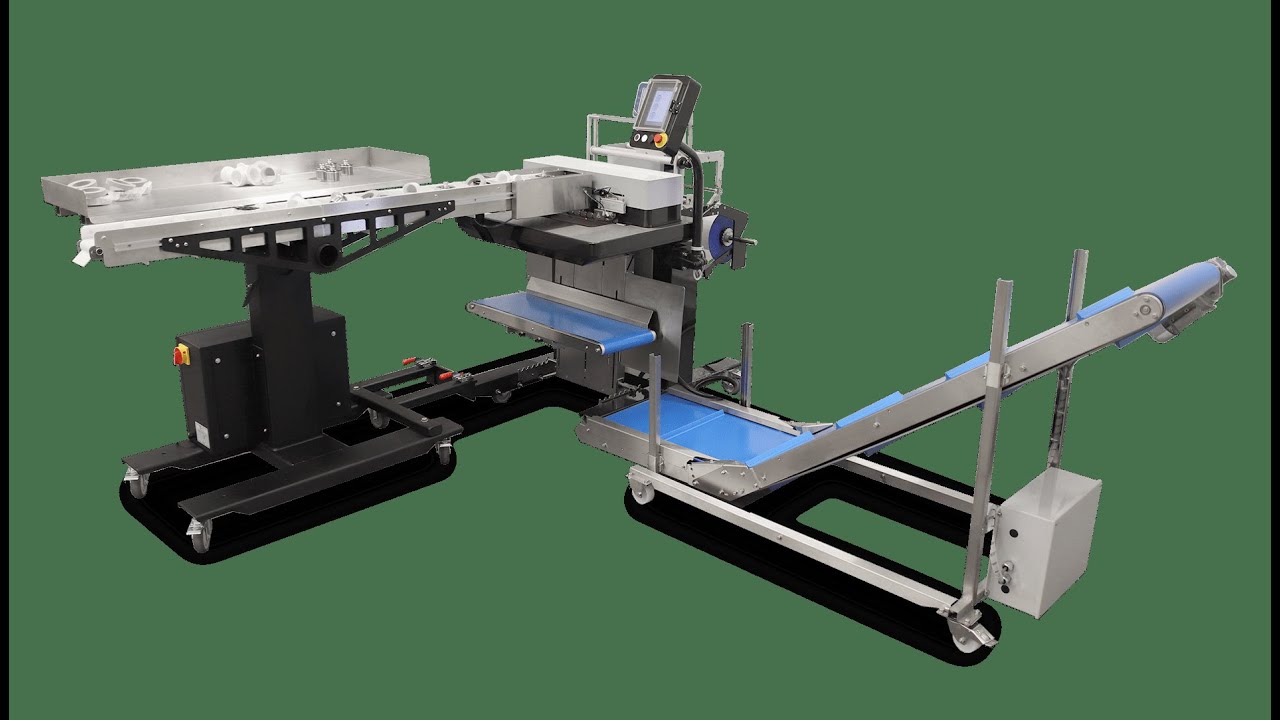 PAC Machinery Rollbag R3200 with Kitting Conveyor - YouTube