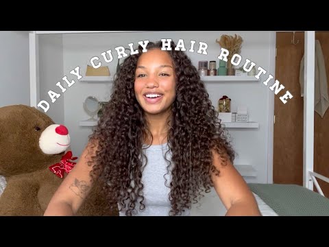 TUTORIAL | MY DAILY CURLY HAIR ROUTINE
