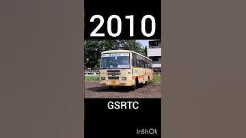 Evolution of GSRTC Bus (1960~2023)|#shorts#gsrtc#bus#evolution#car#viral#trending#status#status#tata