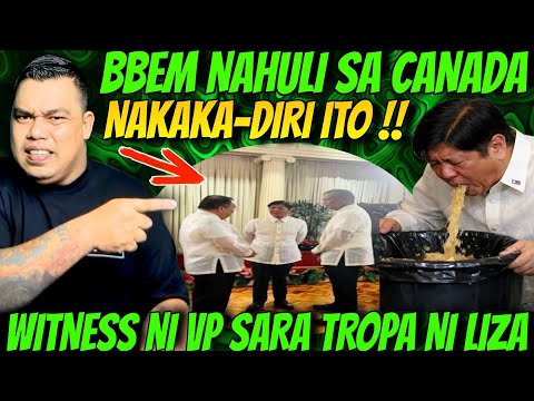 BBEM MAY NAKAKA-DIRING GINAWA SA CANADA? WITNESS NI VP SARA TROPA NI LIZA !?