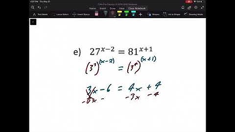 BC Pre-Calculus 12 - 7.3 Exponential Equations