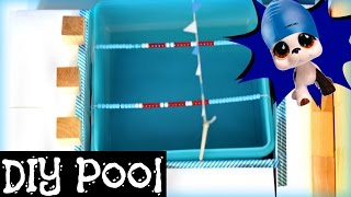 How To: Make An LPS SWIMMING POOL (+ Swim Caps!) | DIY
