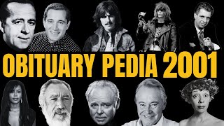 Famous Hollywood Celebrities We've Lost in 2001 - Obituary in 2001