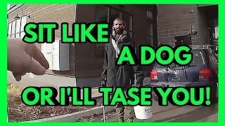 Officer John Smyly Throws a Temper Tantrum And Pretends He's Scared To Excuse Pulling A Gun