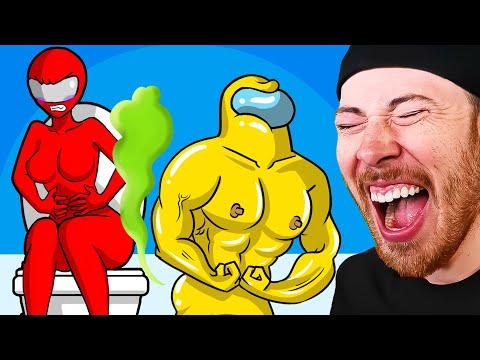 TRY NOT TO LAUGH! (Among Us Animaitons)