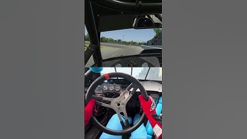 The new iRacing mini stock sim vs irl at New Smyrna Speedway #iracing #nascar #racing #simulator