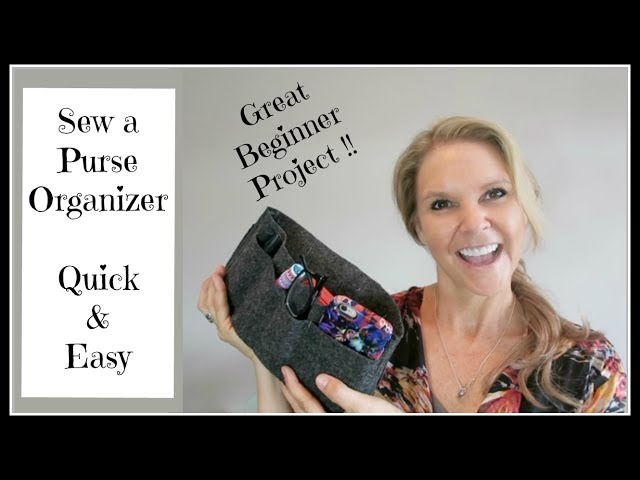 How To Make A DIY Purse Organizer Insert From A Hot Pad