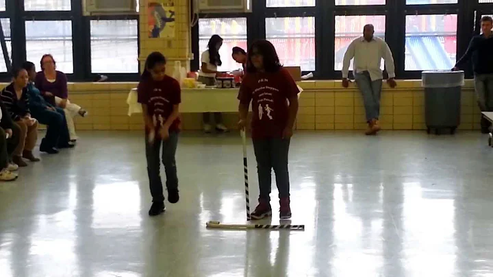 My daughter doing step (11/23/2013)