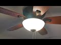 Ceiling fans in my friends house on all speeds  spindown