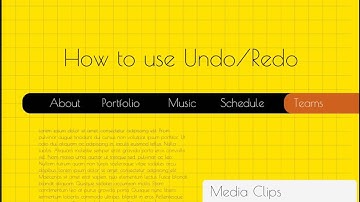 How to use the Undo and Redo tools in your web design