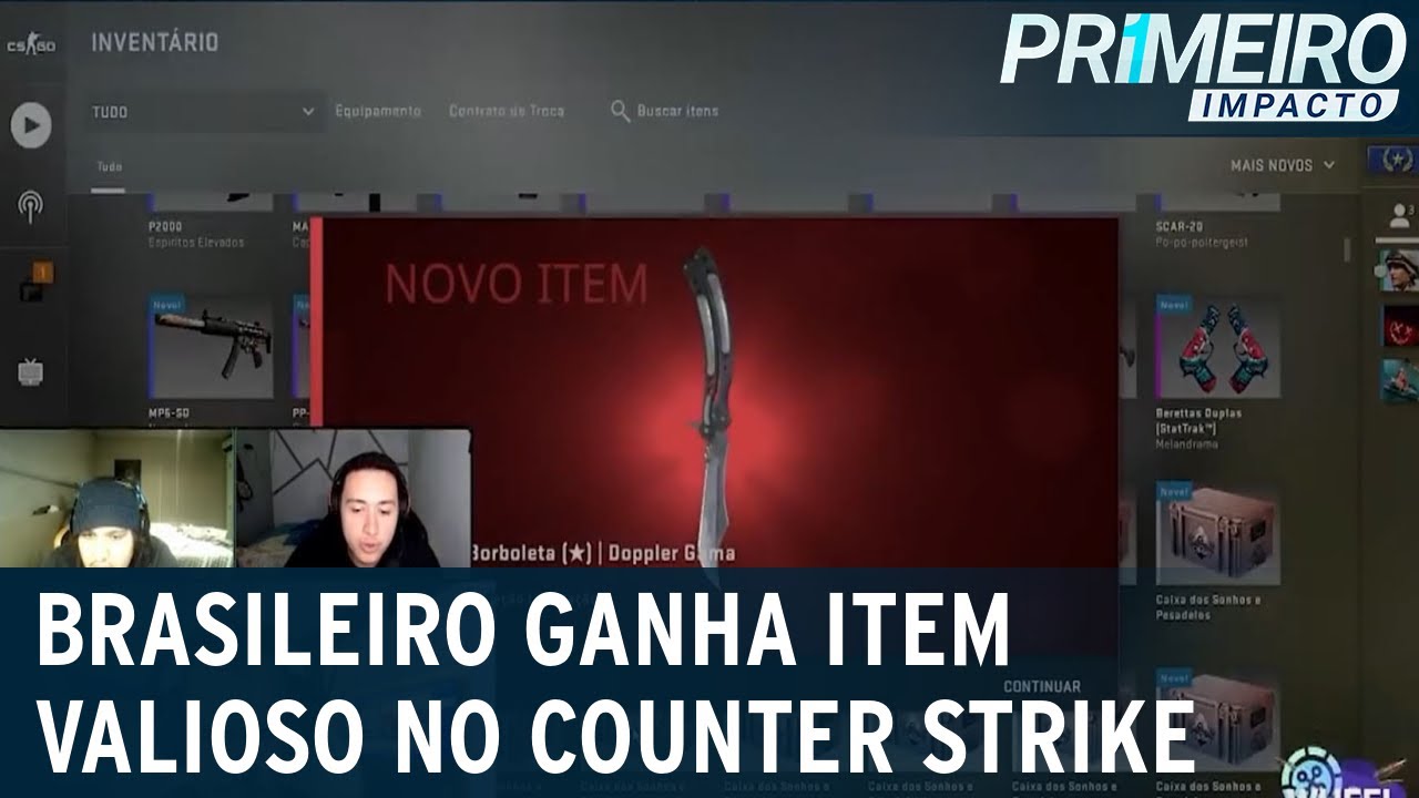 CS:GO: brasileiro ganha Butterfly avaliada em cerca de R$ 100 mil