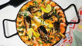 Paella espagnol أسرع والذ وصفة البايلا الإسبانية