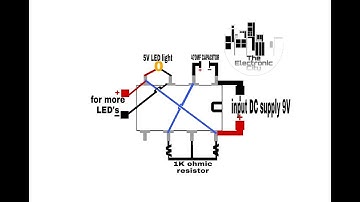 How to make 555 IC Timer / LED Flasher || The Electronic City