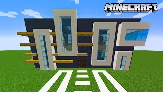 Amazing two-story house in the style of Hi-Tech in MINECRAFT. How to Build a House in MINECRAFT