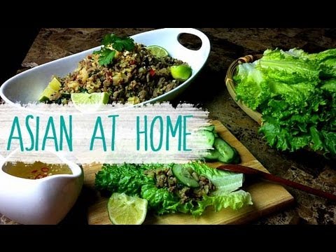 Thai Style Beef Lettuce Wraps Recipe | Seonkyoung Longest