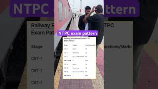 NTPC exam pattern#tte #ntpc#govtjobs #ytshortsindia