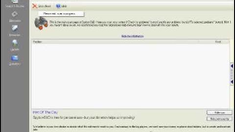 how to scan for spyware with spybot search and destroy