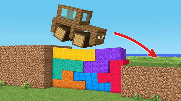 Softbody Tetris in the Minecraft world