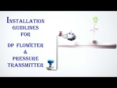 installation guidlines for  pressure transmitter & DP flowmeters |Animation