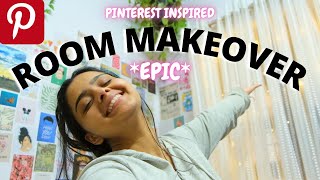 *EPIC* Pinterest Inspired Room Makeover | Aesthetic room| Kshipra Vats