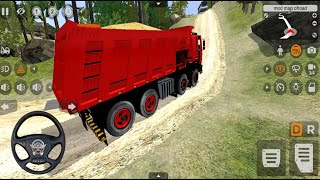 Truck Material Transport driving l bus simulator indonesia screenshot 2