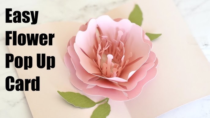 Flower Pop Up Card Tutorial - YouTube flower-pop-up-card-tutorial-youtube