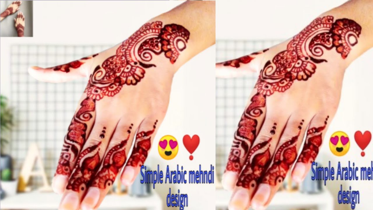 Simple Arabic Mehndi Design Mehndi Design Easy Beautiful