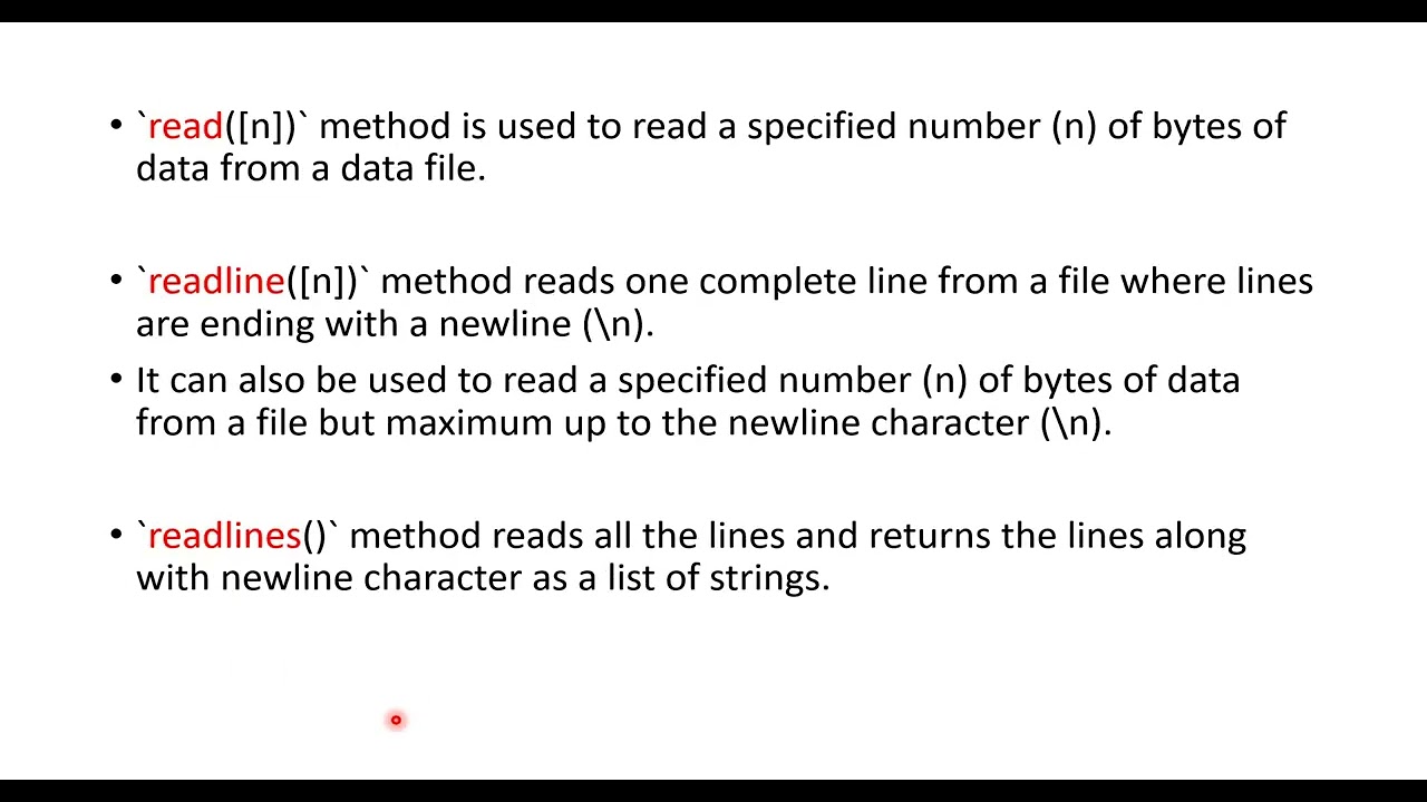 2nd PU -  chapter 2 - File Handling in python