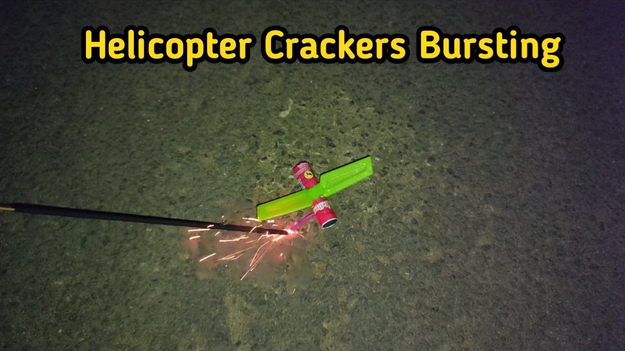 Helicopter Crackers Bursting and Testing Video 2021 Sivakasi New