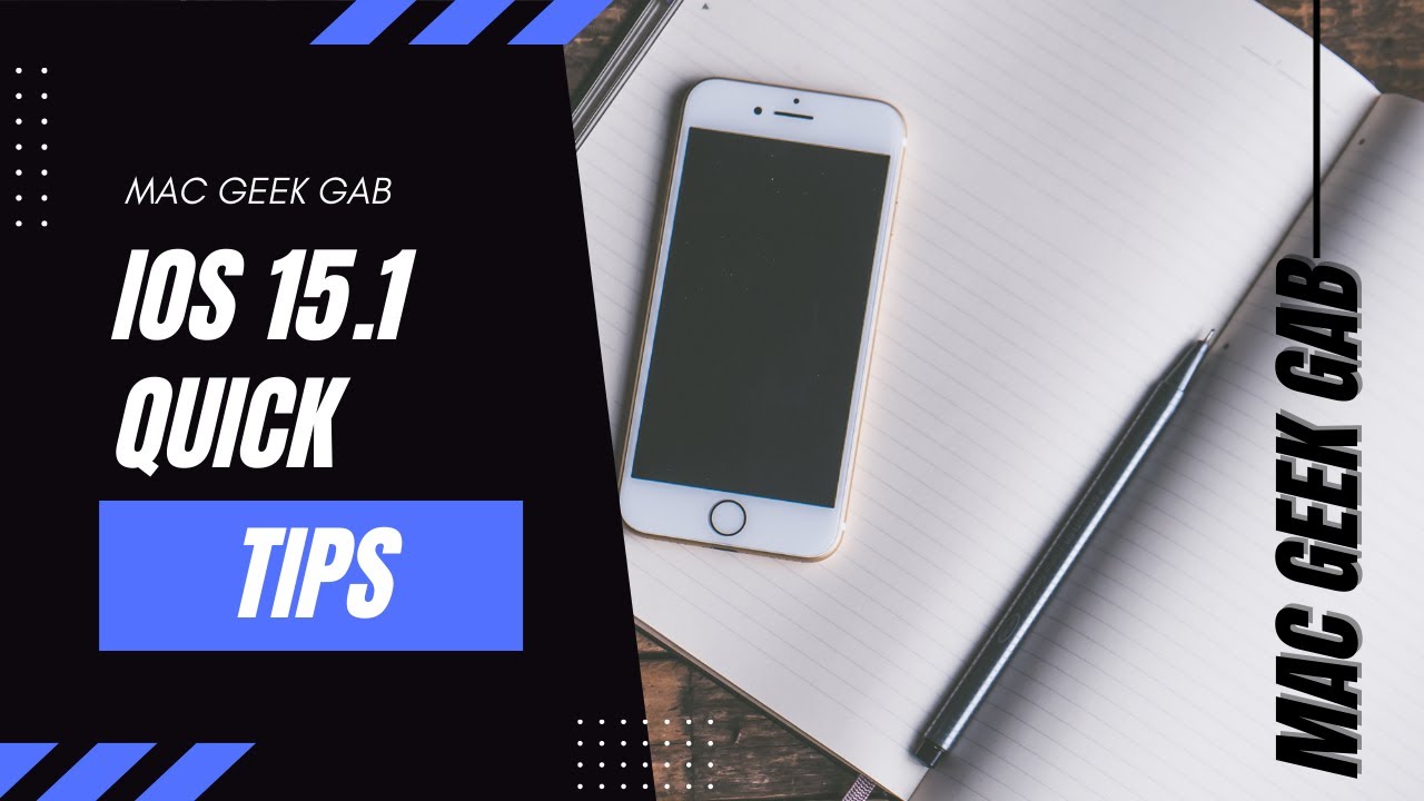 iOS 15.1 Quick Tips - YouTube