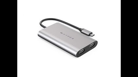 HyperDrive Dual 4K HDMI Adapter MacBook M1 Chip HDM1 @ NMS - Apple Authorised Reseller