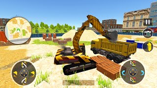 Construction Vehicles Simulator - Road Construction City Building Game | Android Gameplay