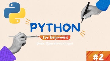 Python Programming Tutorial #2 operators and input in python