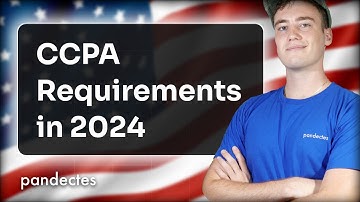Requirements to be CCPA compliant in 2024 (California)
