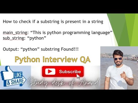 How to check if a substring is present in a string