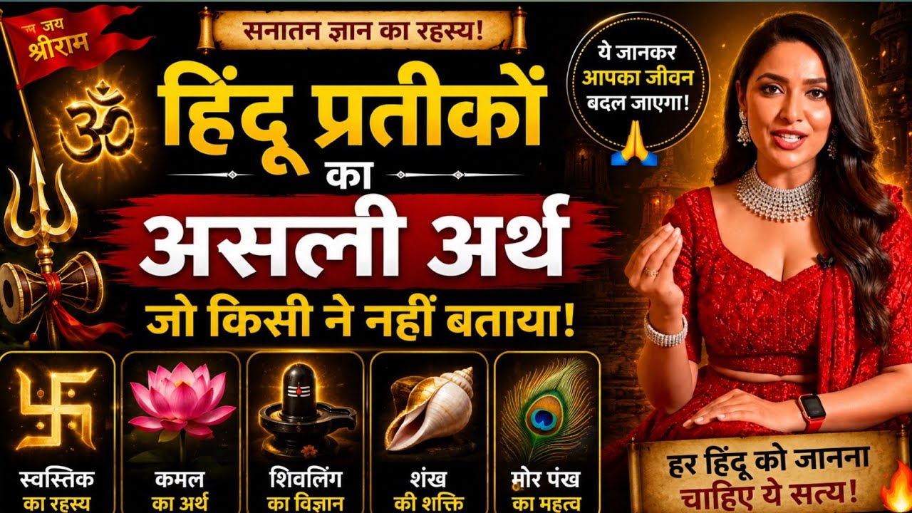 🔥 हिंदू प्रतीकों का असली अर्थ जो किसी ने नहीं बताया!#motivat