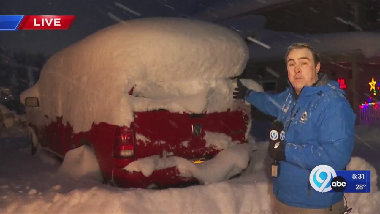 Neighbors to the north and west digging out from relentless lake effect ...