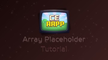 Array Placeholder Tutorial | ConditionalEvents Addon | CE AAPP [ English ]