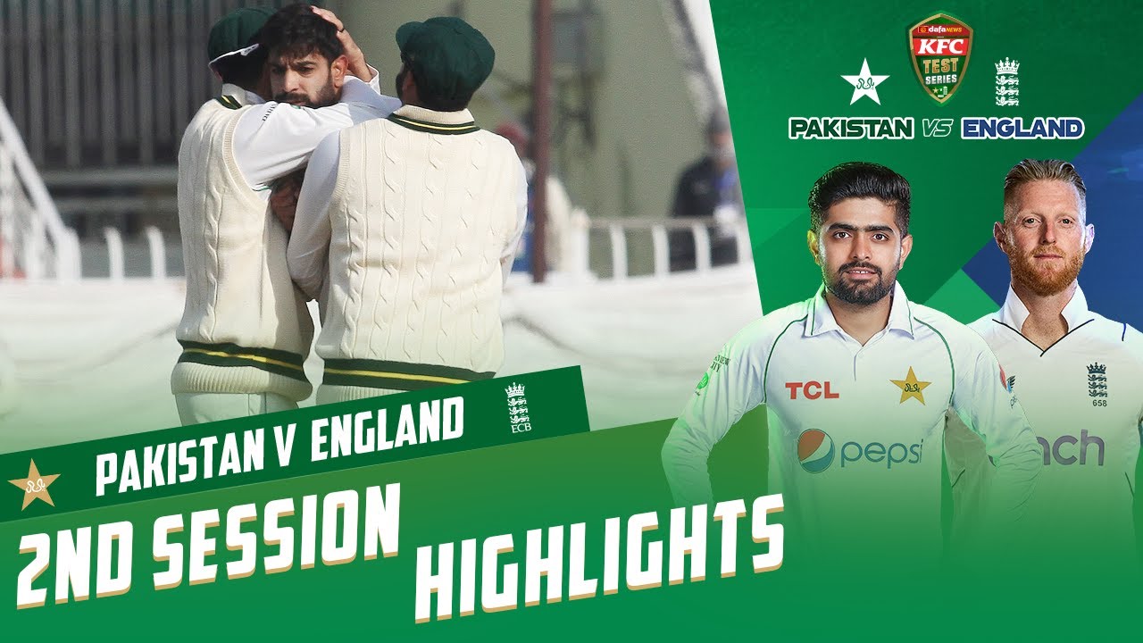 2nd Session Highlights Pakistan vs England 1st Test Day 1 PCB MY2T 