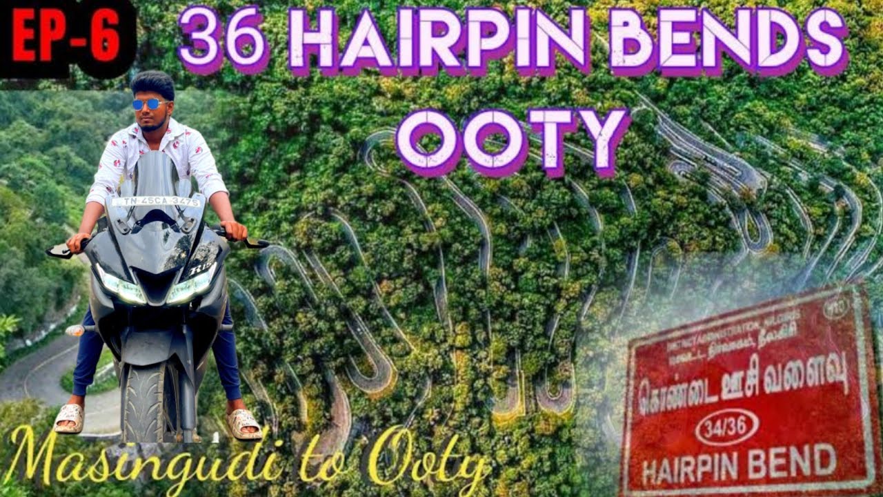Bike Ride OOTY To Mavanalla Tiger Reserve 36 Hair Pin Bend bike-ride-ooty-to-mavanalla-tiger-reserve-36-hair-pin-bend