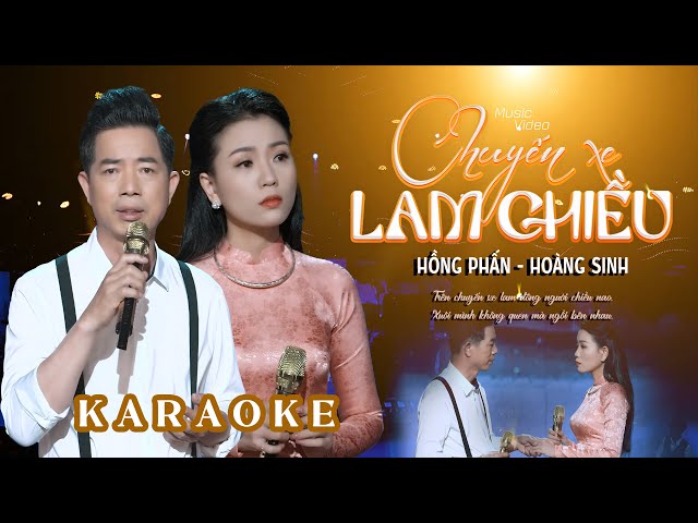 KARAOKE Chuyến xe lam chiều - Hoàng Sinh ft Hồng Phấn ( Beat chuẩn song ca )