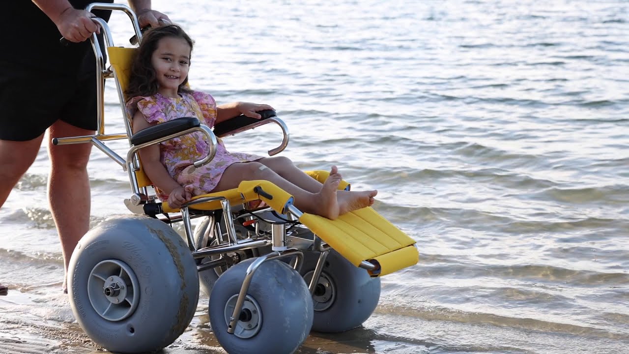 Wheeleez™ Sandpiper™ AllTerrain Beach Wheelchair YouTube