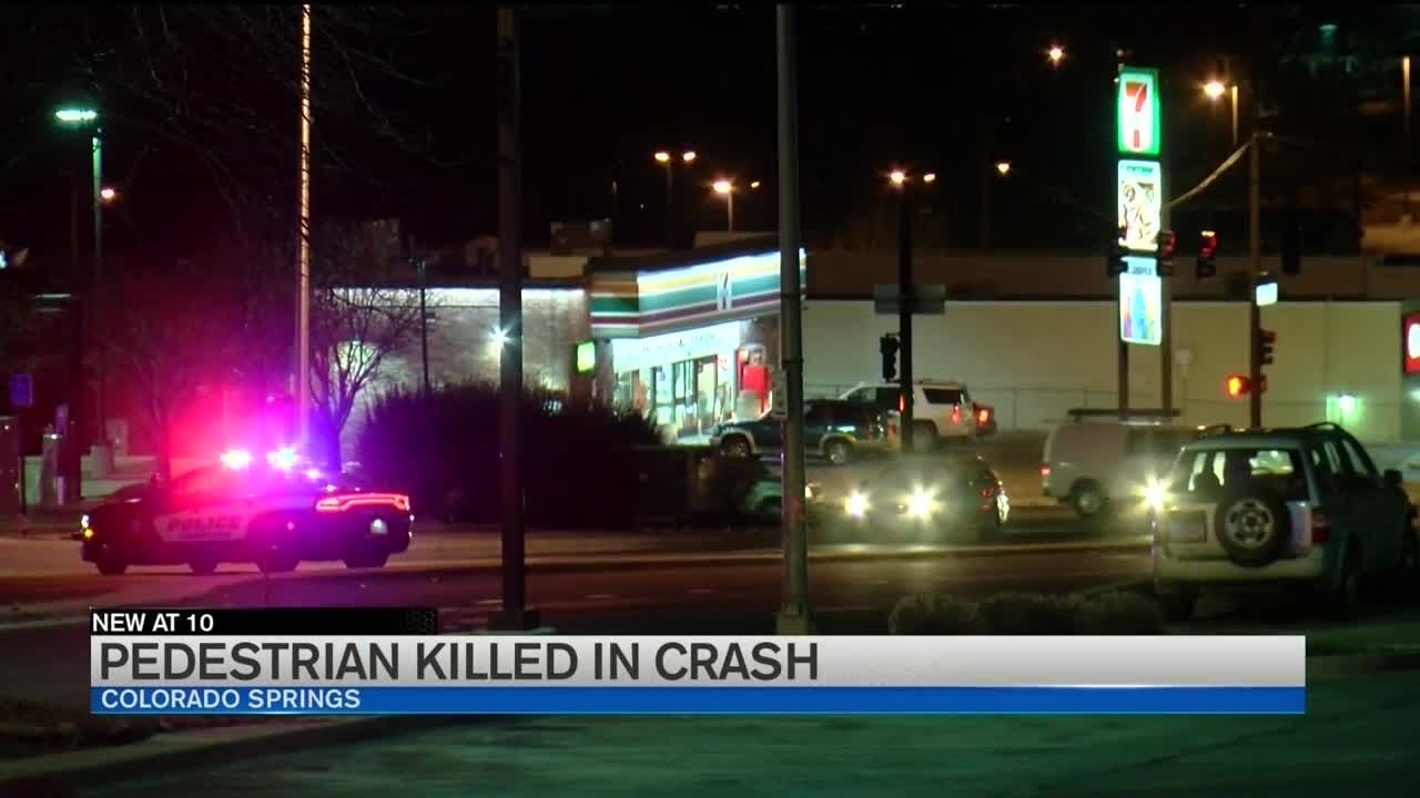 Pedestrian killed in crash in Colorado Springs - YouTube