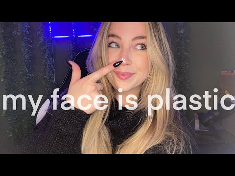 ASMR: My Face is Plastic !! My Face is Glass !! Invisible Triggers on my face (No talking asmr)