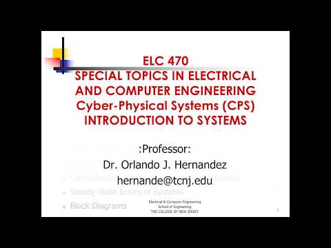 Cyber-Physical Systems (CPS) Course - Chapter 1 - Introduction to Systems - Part A
