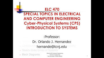 Cyber-Physical Systems (CPS) Course - Chapter 1 - Introduction to Systems - Part A