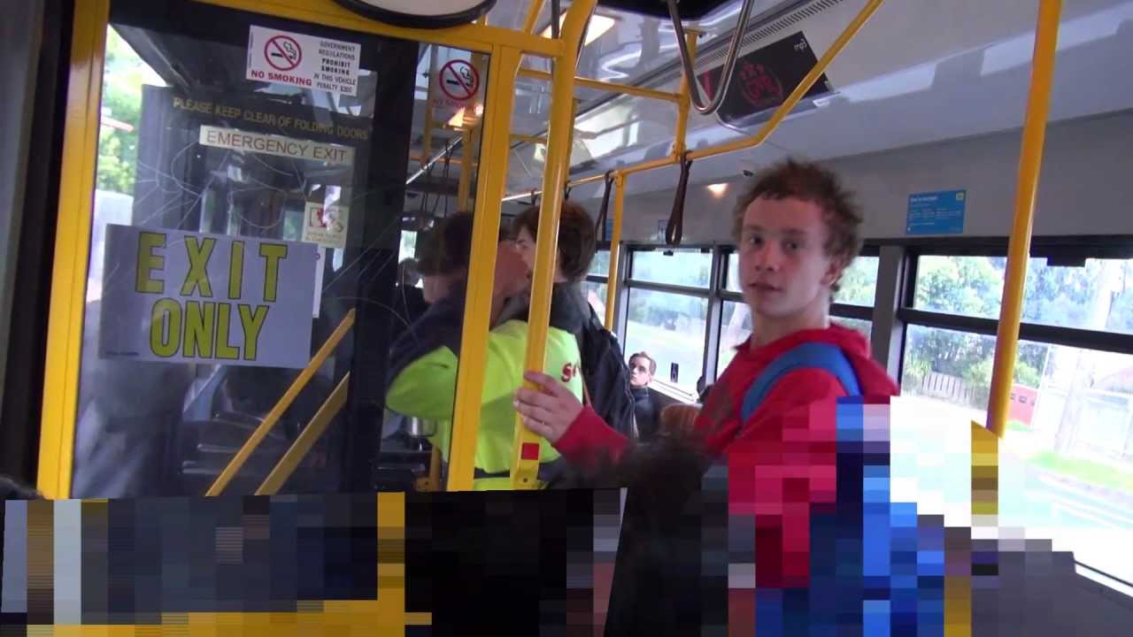 Racist Scum on a Bus - YouTube