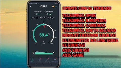 LATEST CONFIG OF TELKOMSEL OPOK AXIS GAME XL UNLIMITED OPENTUNNEL