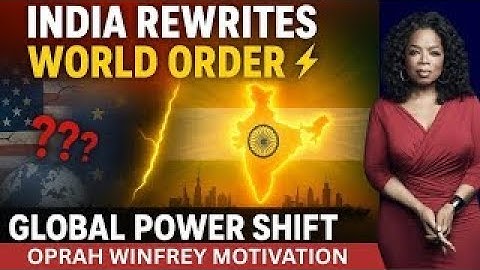 How India’s Vision Just Shifted Global Power Forever | OPRAH WINFREY