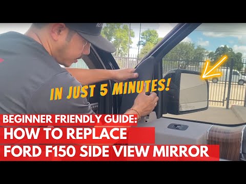 How To Replace a 2015-2018 Ford F150 Side View Mirror | In Under 5 Minutes | Step-By-Step